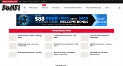 Desktop Screenshot of bombpoker.com